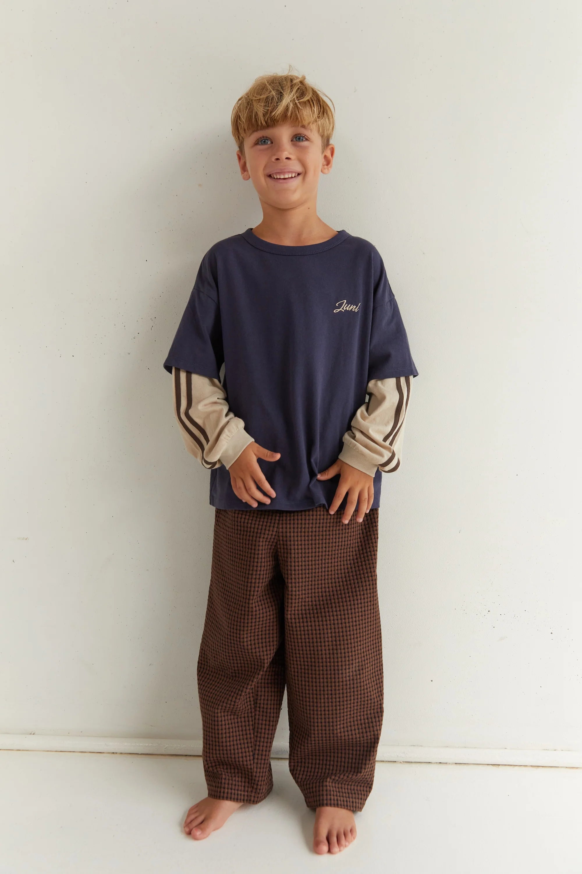 Rhodes Layered Tee Navy
