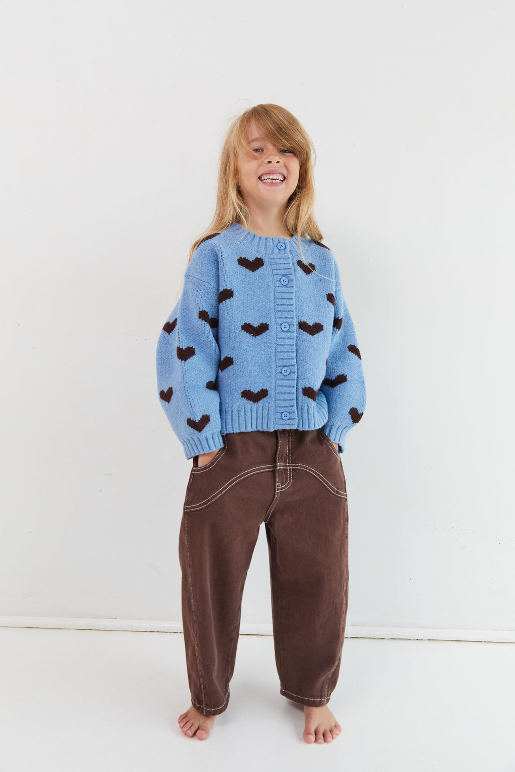 Dylan Barrel Leg Jean Cocoa