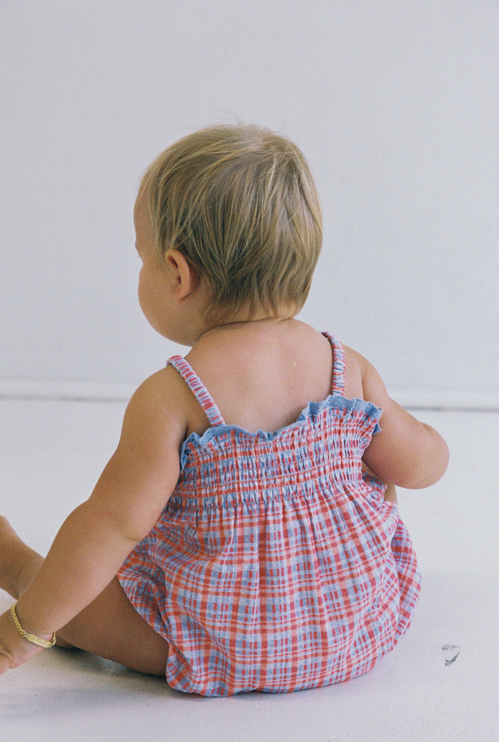 Lottie Romper Picnic Check