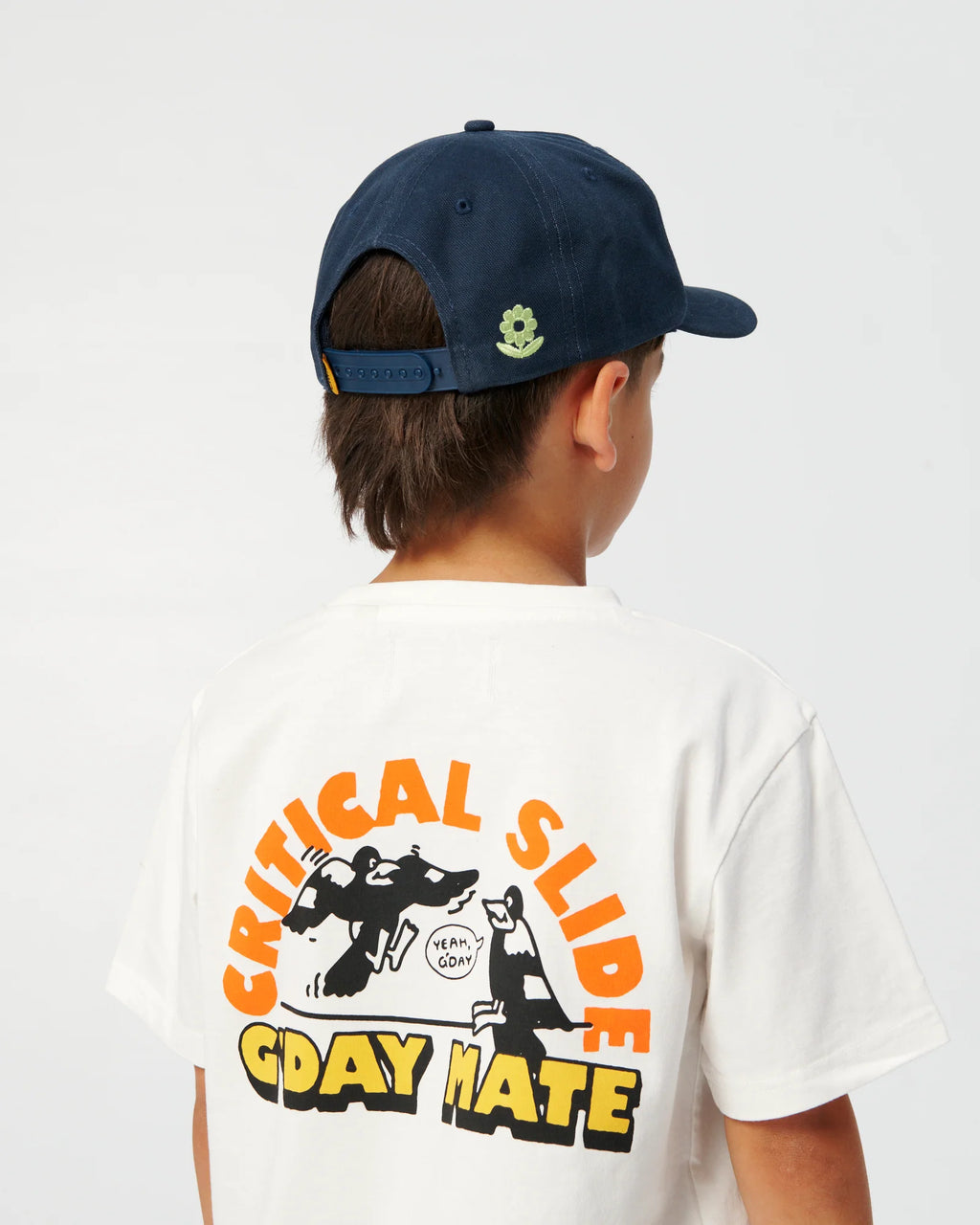 Kids Sunflower Cap Blue