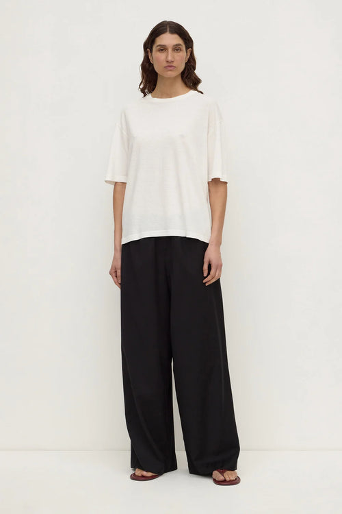Kira Cotton Hemp Tee White