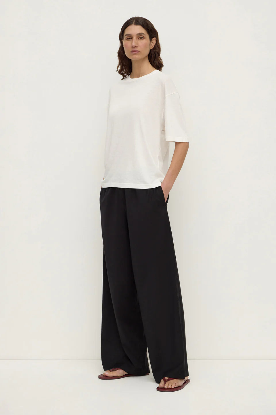Kira Cotton Hemp Tee White