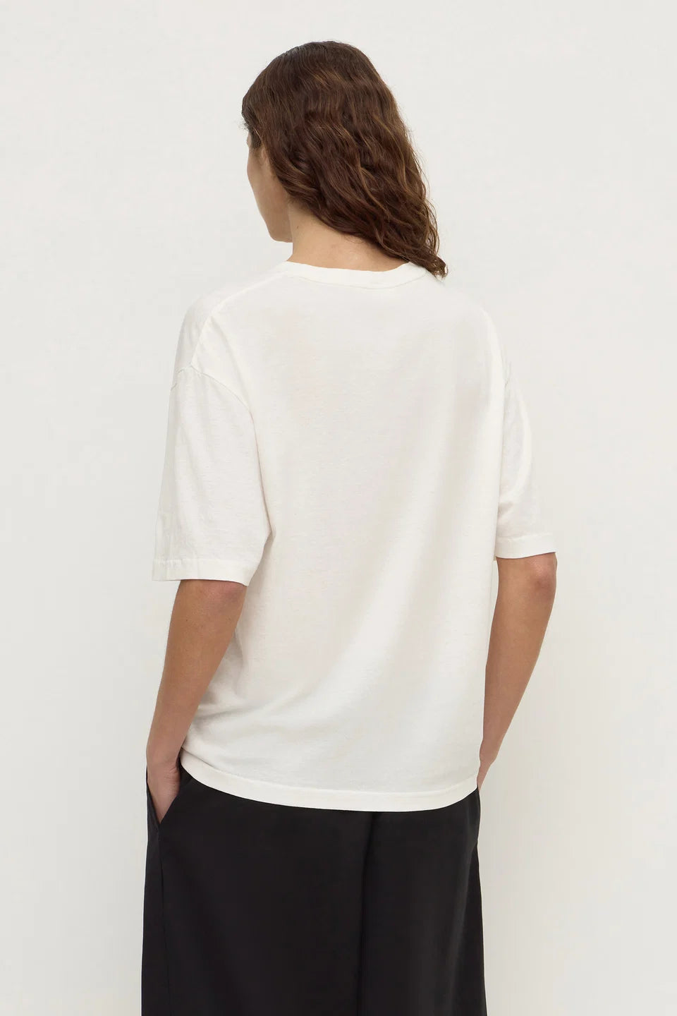 Kira Cotton Hemp Tee White