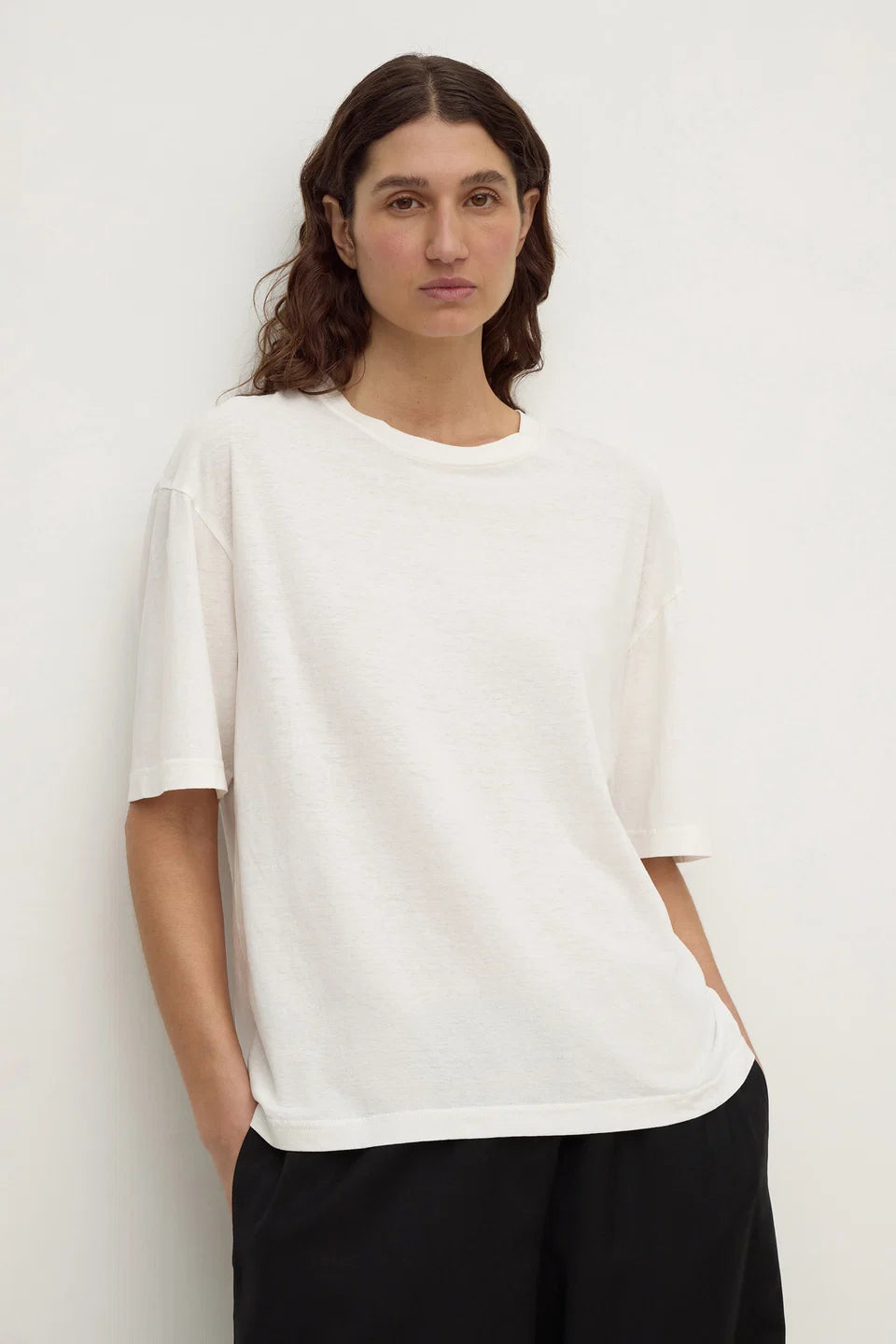 Kira Cotton Hemp Tee White