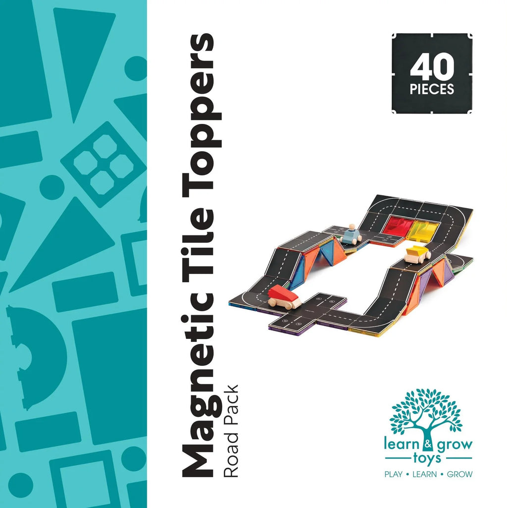 Magnetic Tile Topper Roads