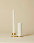 Duo Brass Candle Holder