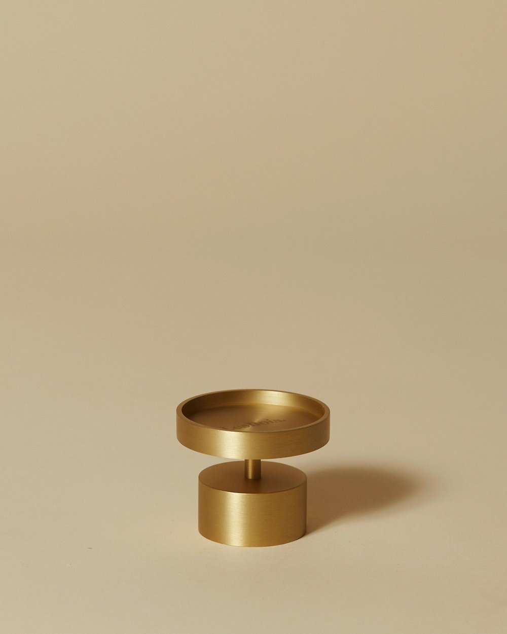 Duo Brass Candle Holder