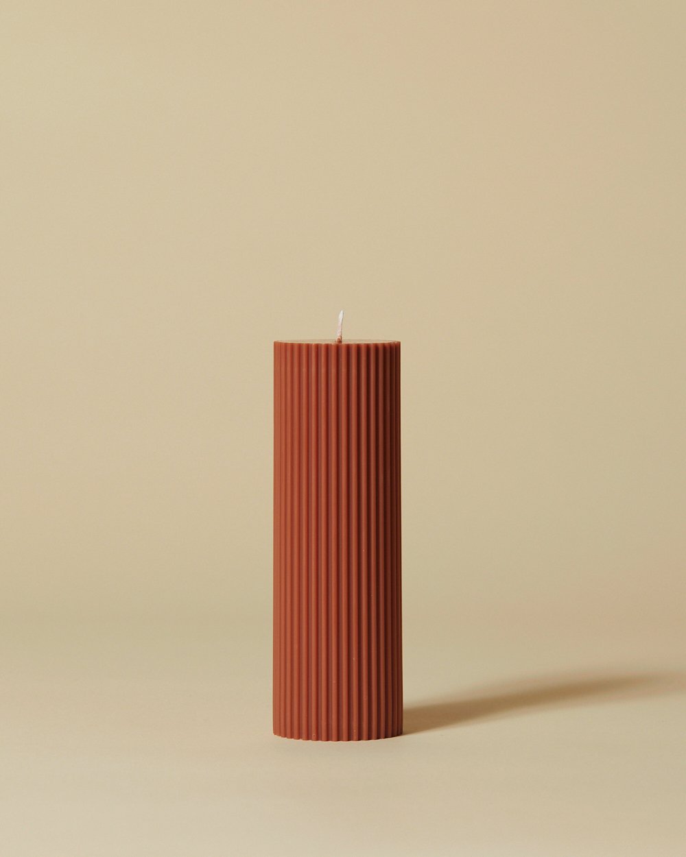 GiGi Pillar Candle Mahogany