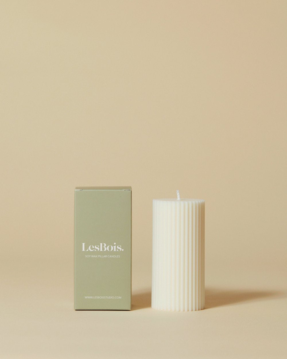 GIGI Mini Pillar Candle White