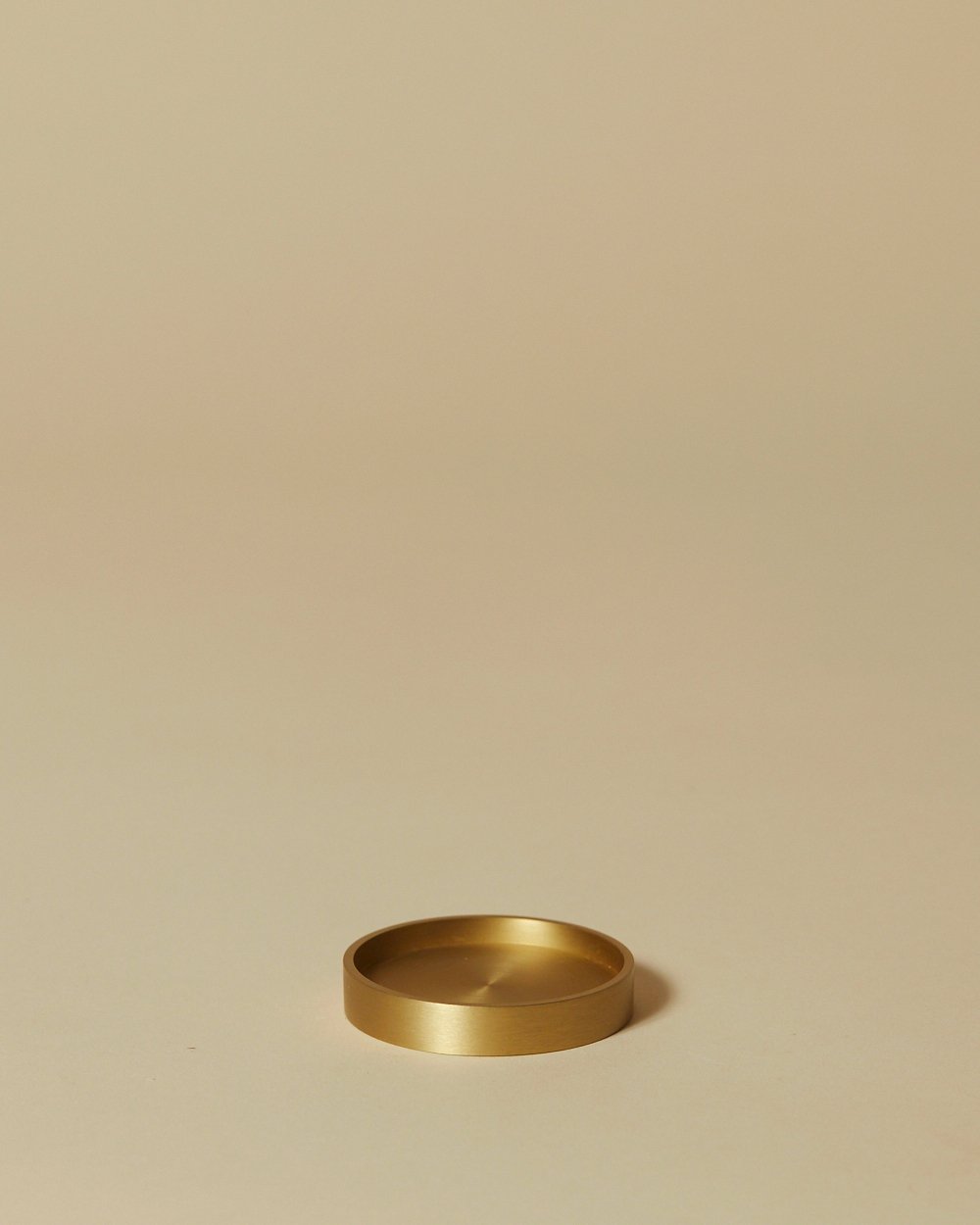 Slim Brass Candle Holder