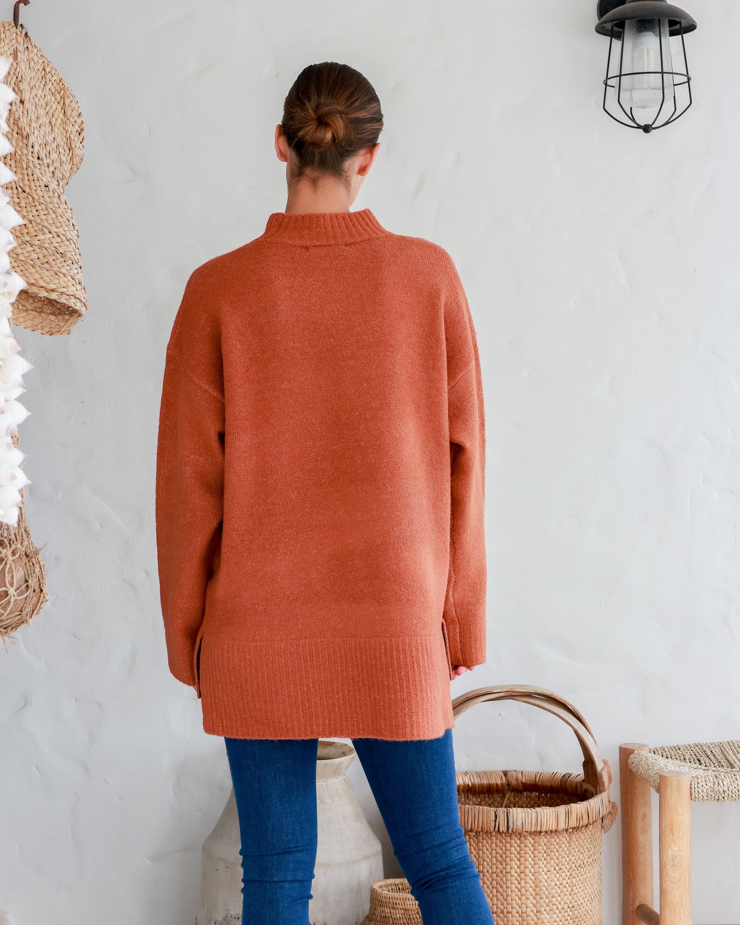 Ruby Tan Oversized Knit