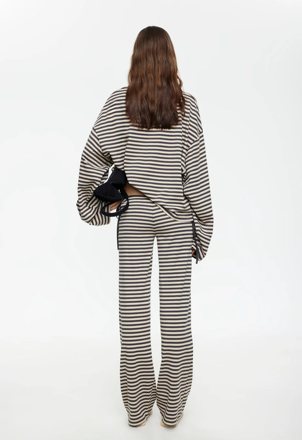 Bloom LS Tee Slate Stripe