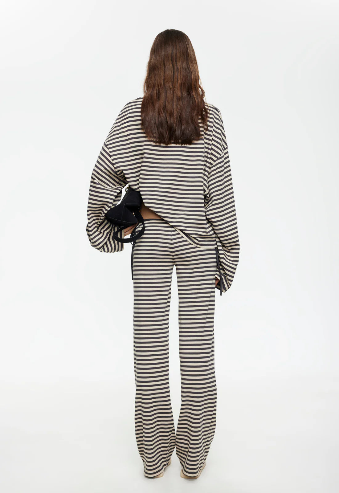 Bloom LS Tee Slate Stripe