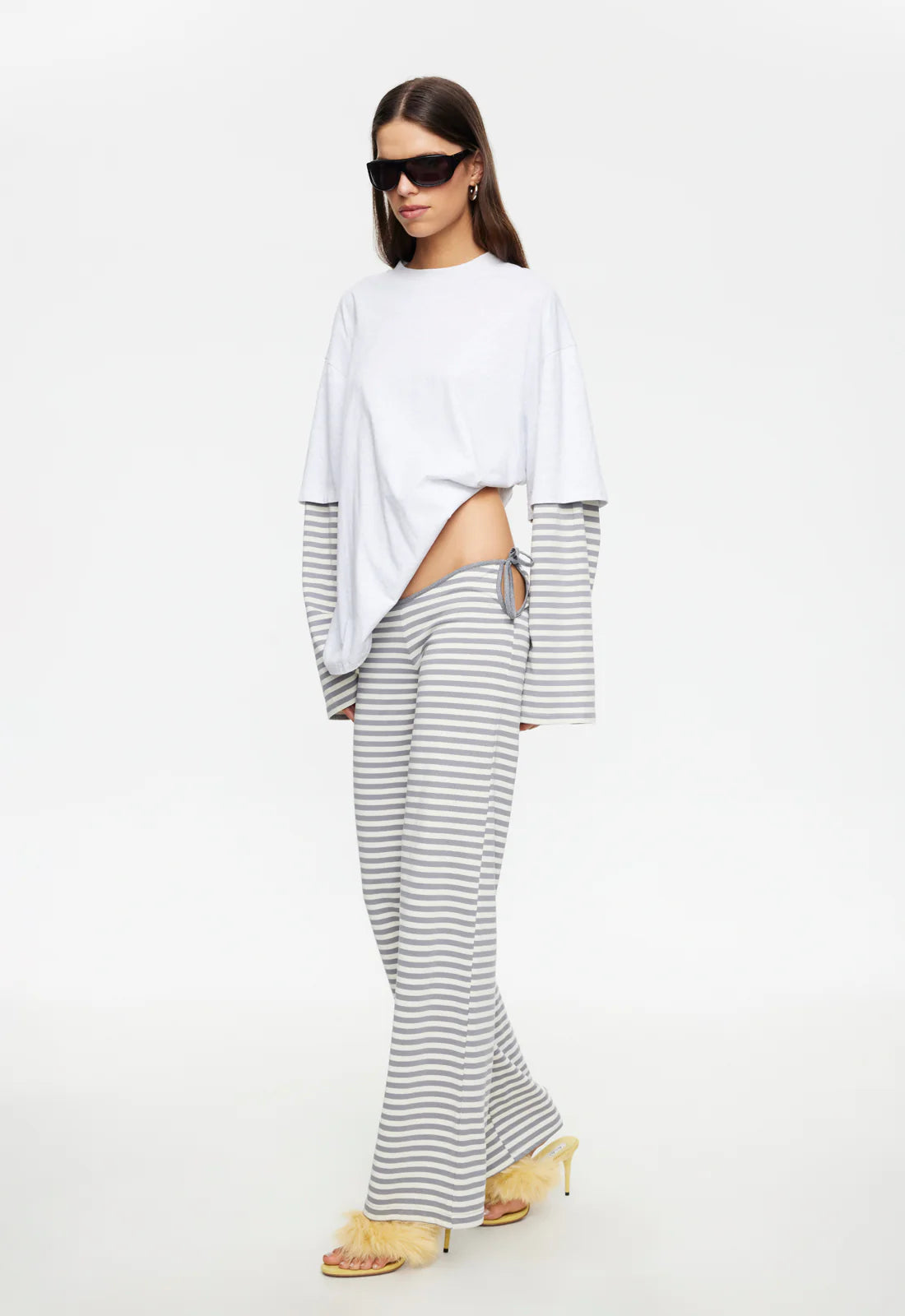 Bottega Shirt White Ash Stripe