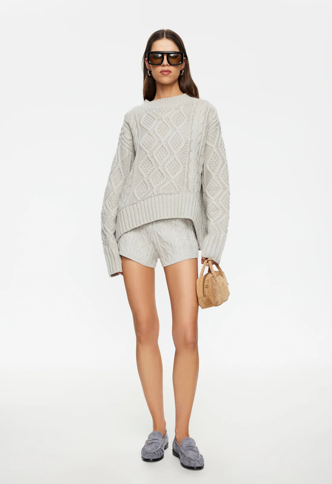 Liason Cable Knit Ash