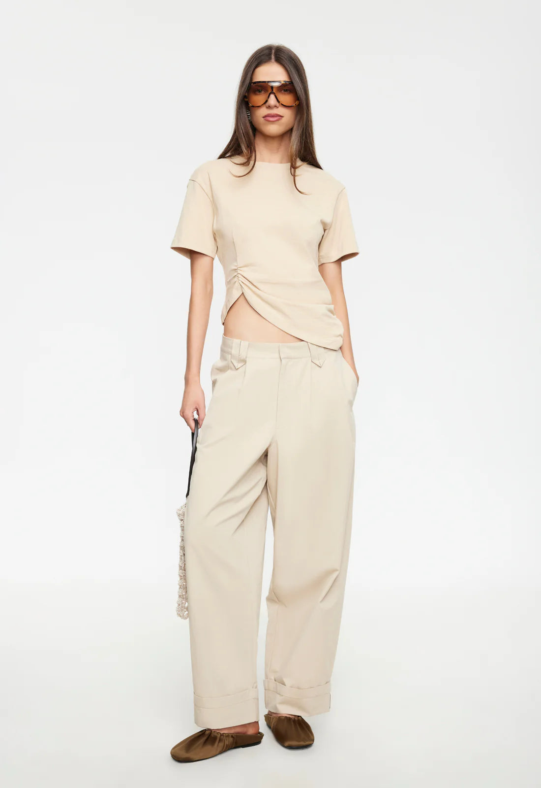 In Transit Tee Almond