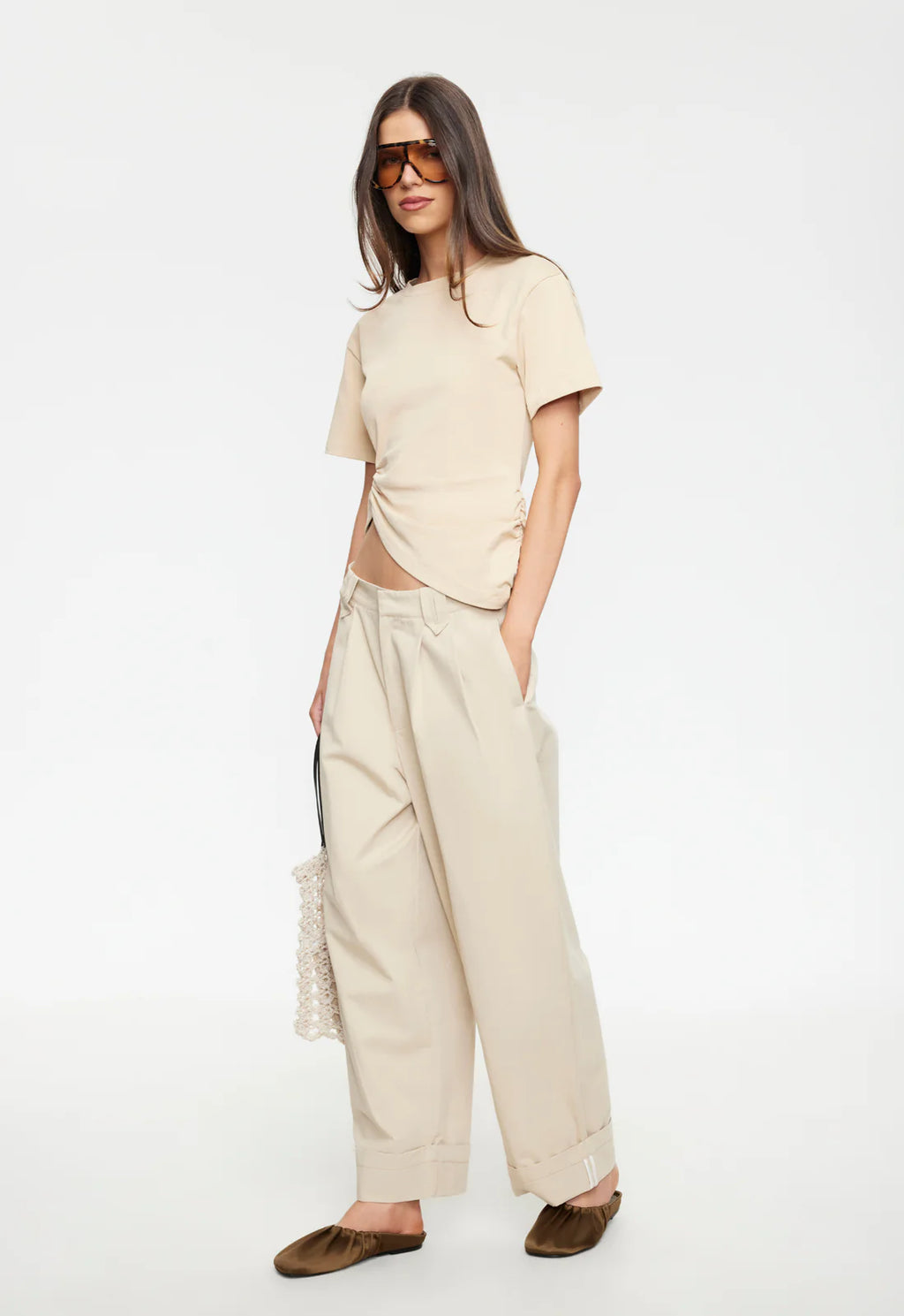 In Transit Tee Almond