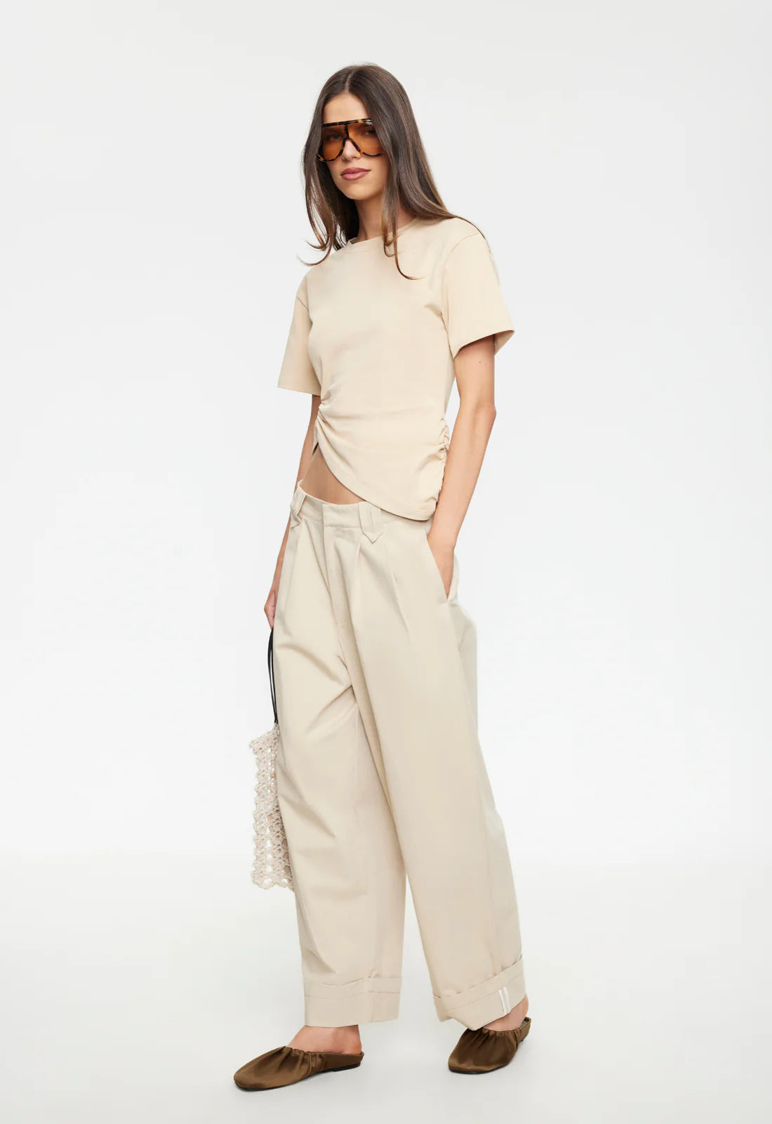 In Transit Tee Almond