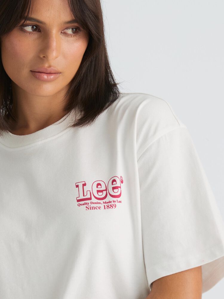 Pattern Room Baggy Tee White