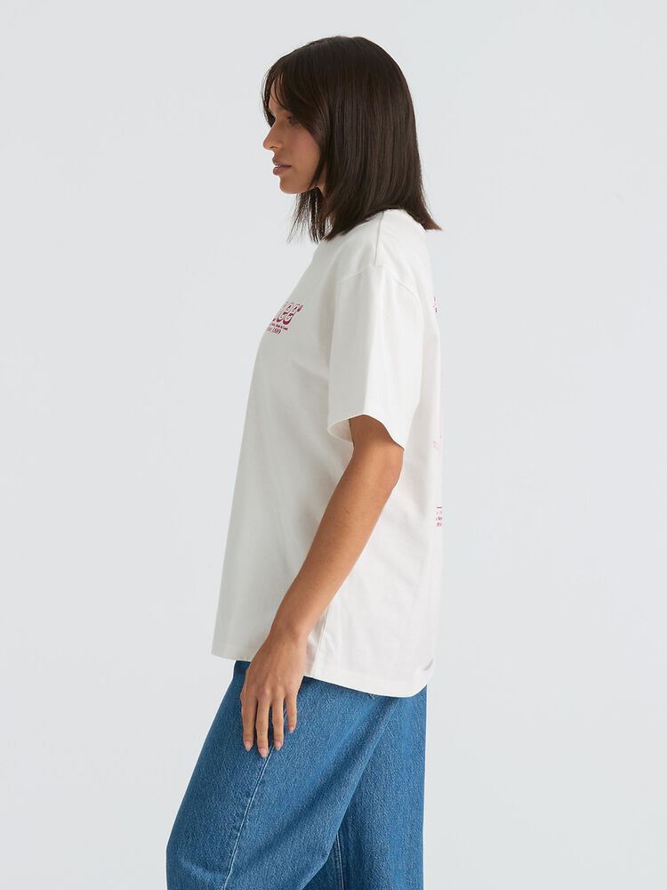 Pattern Room Baggy Tee White