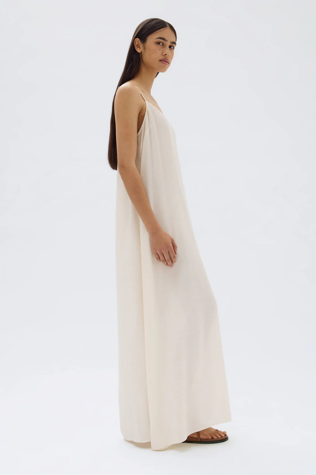 Lani Crinkle Maxi Dress Stone
