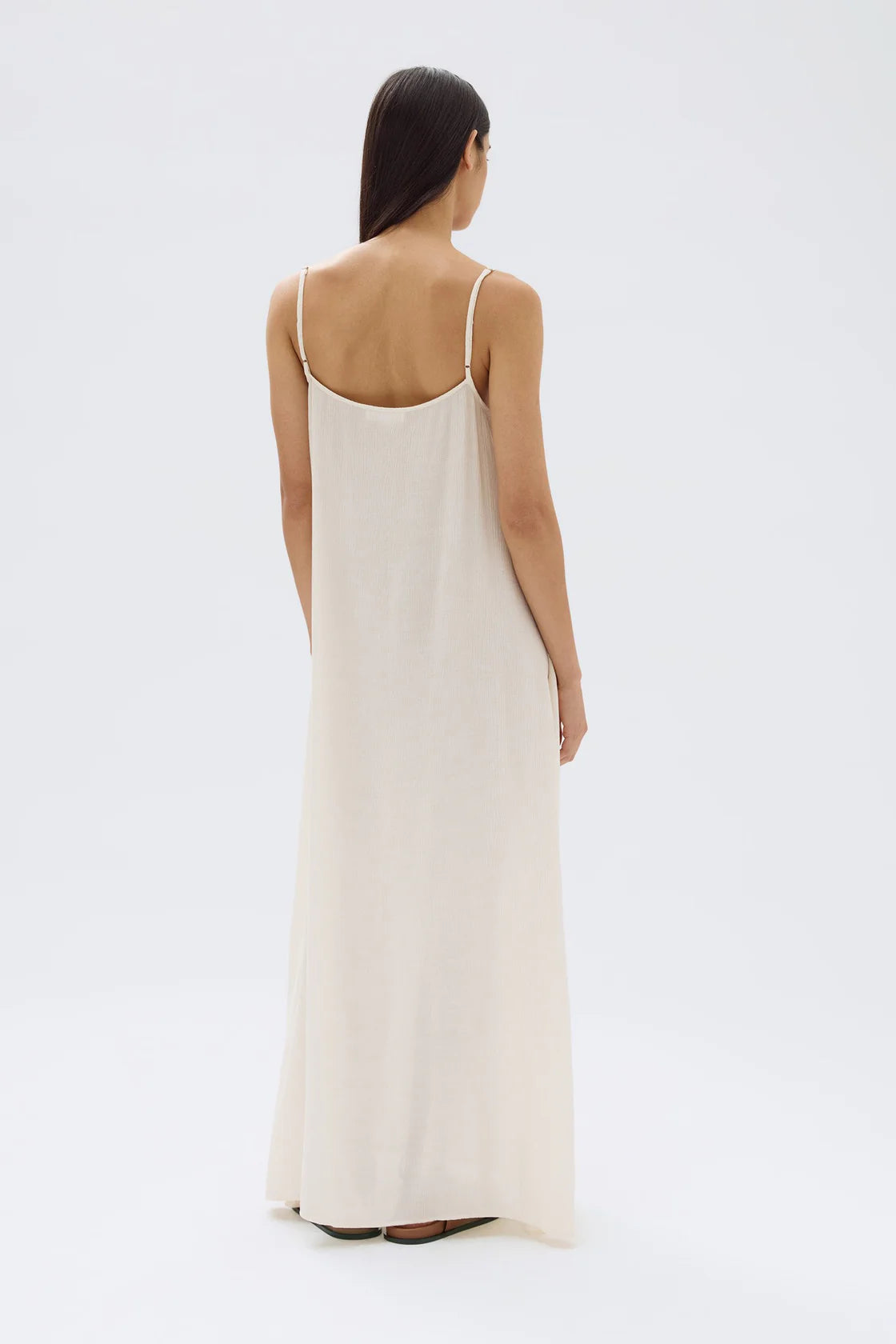 Lani Crinkle Maxi Dress Stone
