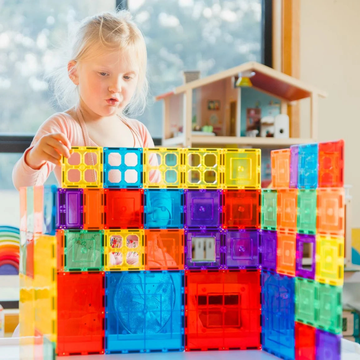 Magnetic Tiles 64 Piece Set