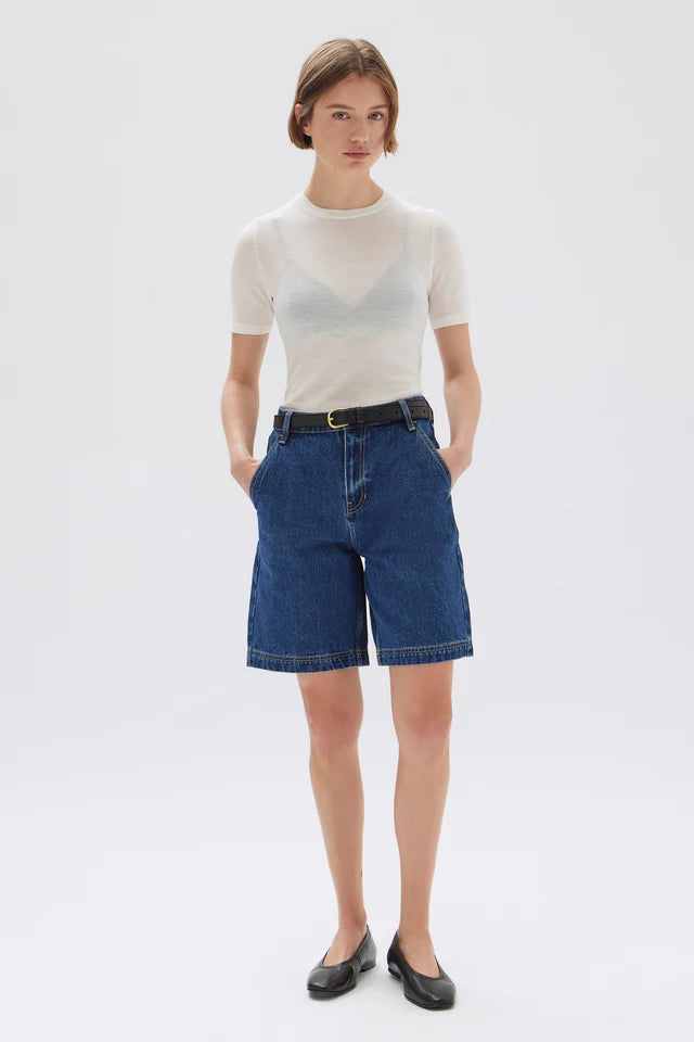 Longline Denim Short Heritage Blue