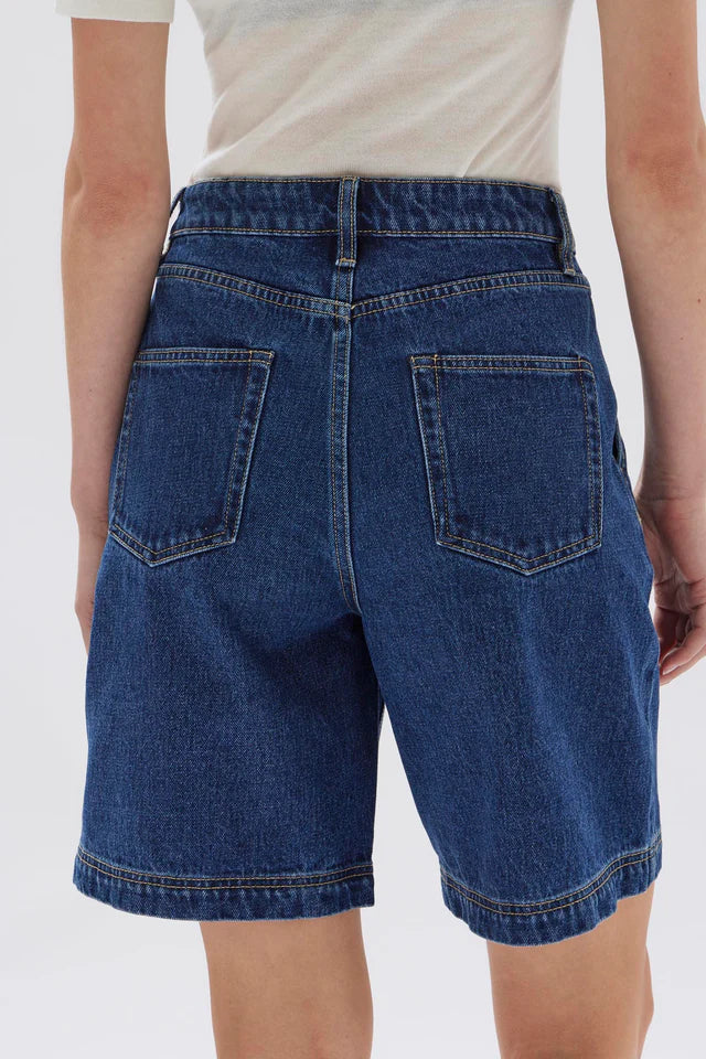 Longline Denim Short Heritage Blue