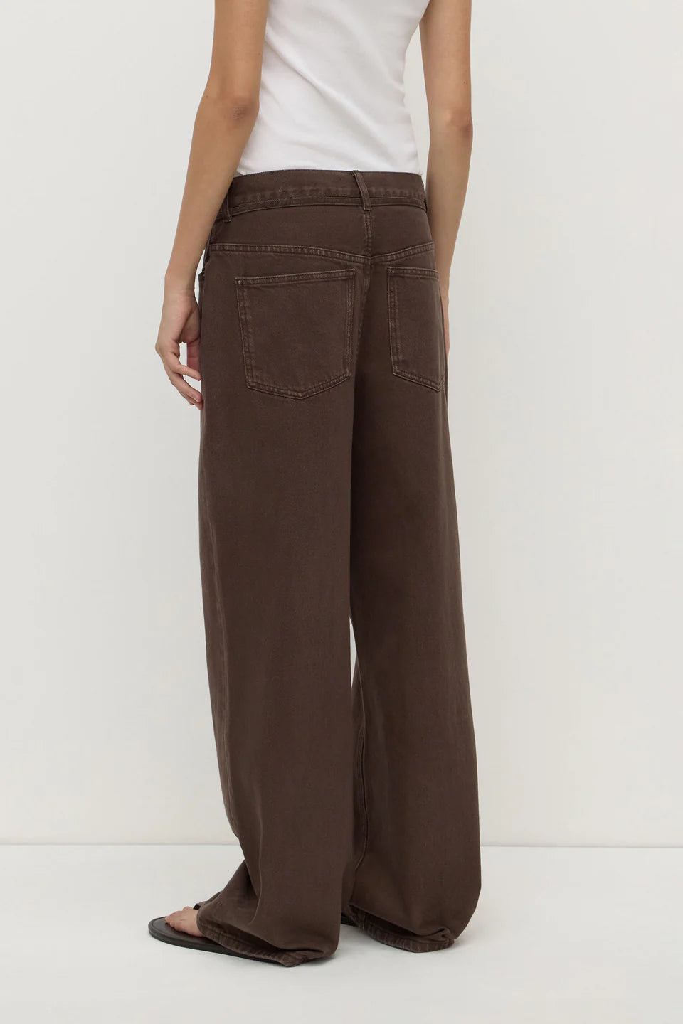 Loose Fit Jean Ganache