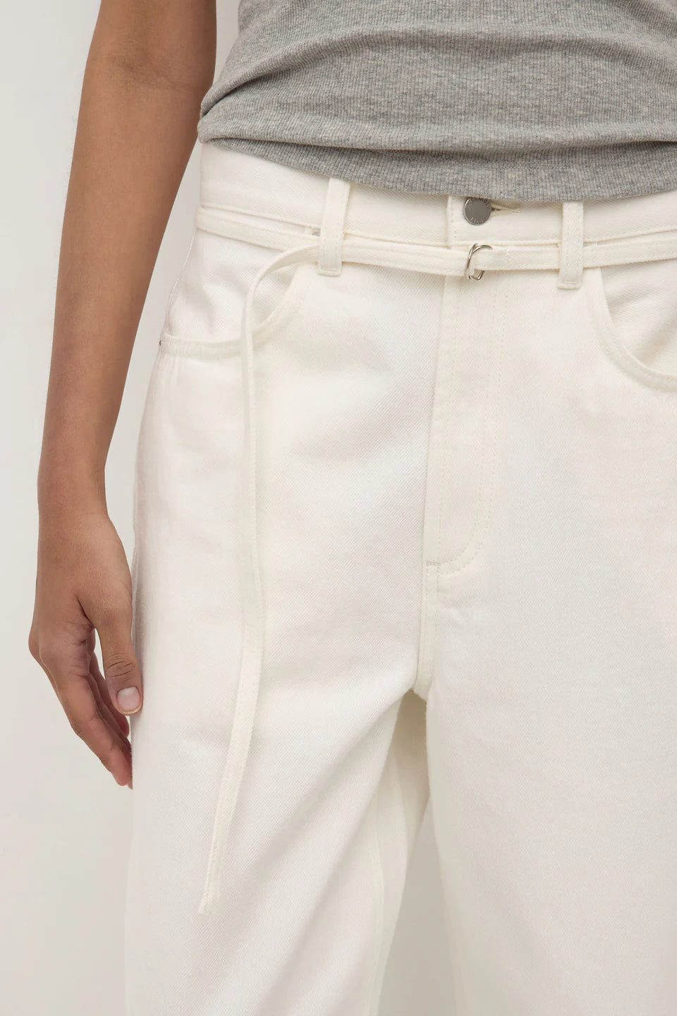 Loose Fit Jean Vintage White
