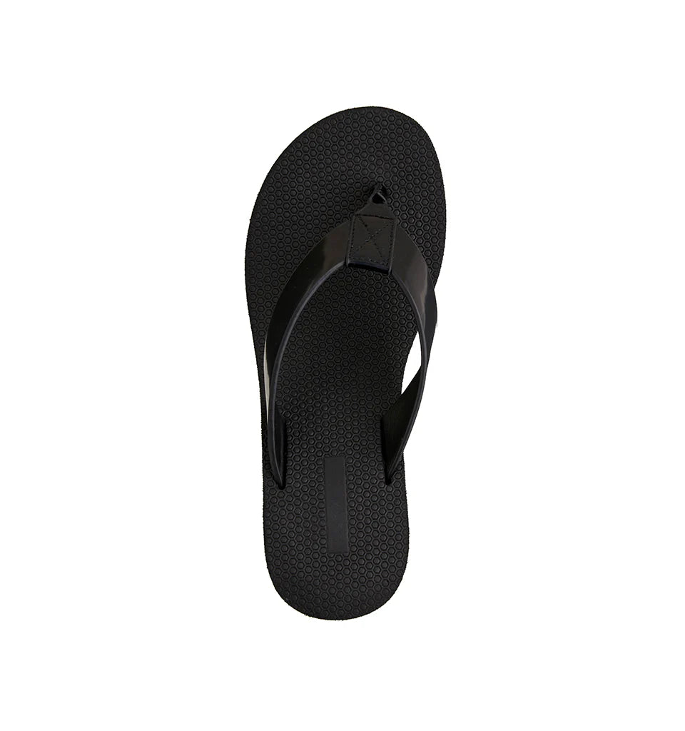 Lulu Black Wedge Heel