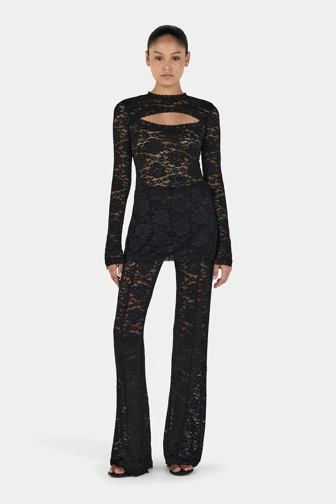 Misha Long Sleeve Top Black