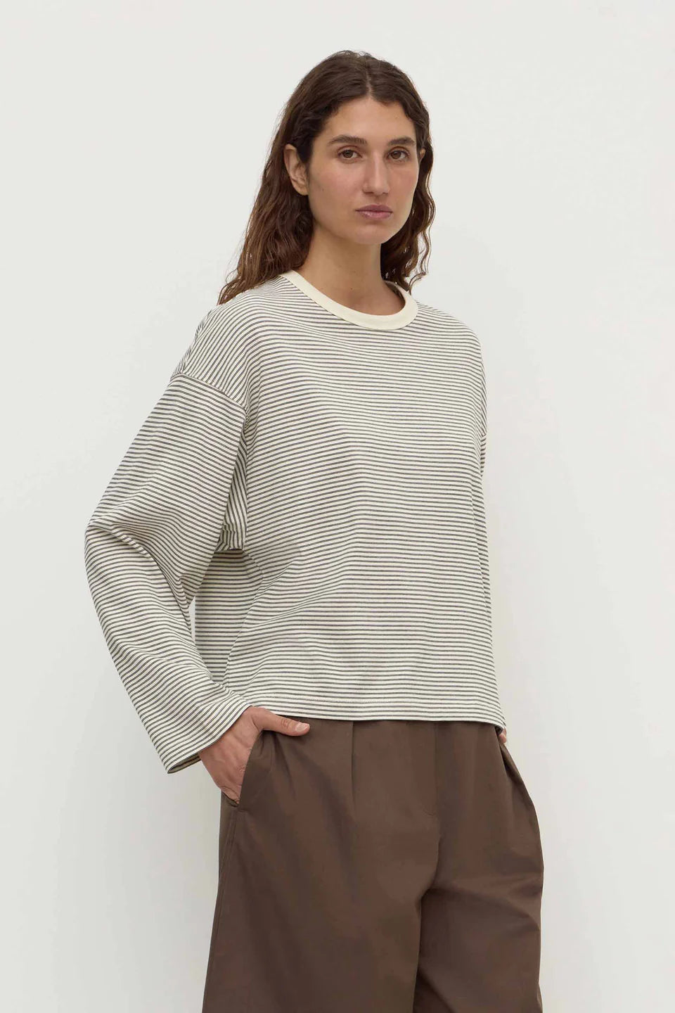Malone Stripe LS Tee