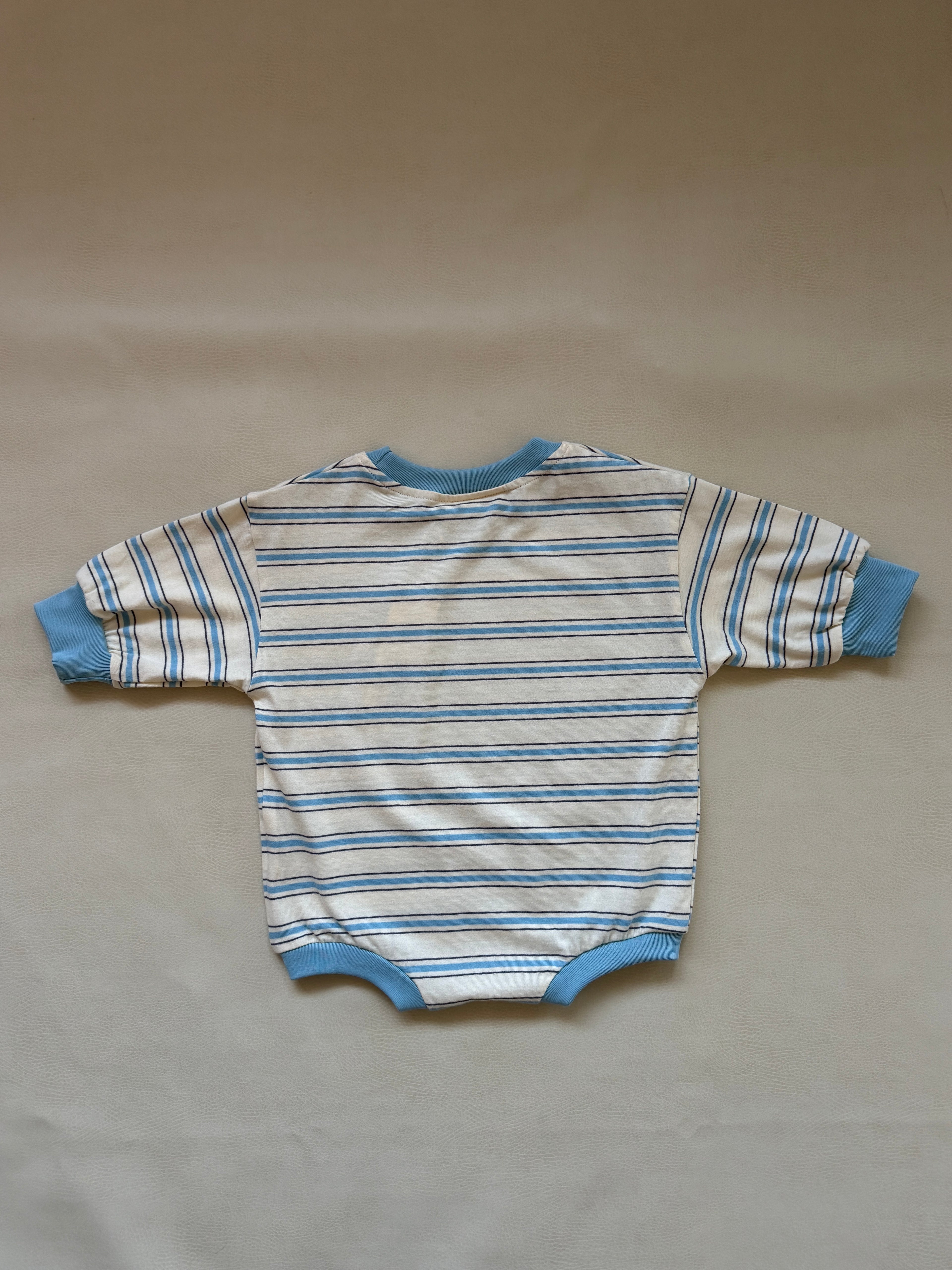 Mattie Stripe Bodysuit Blue Stripe