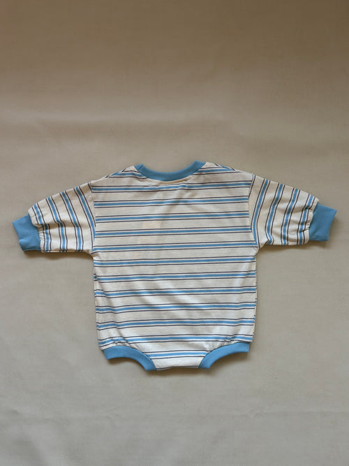 Mattie Stripe Bodysuit Blue Stripe