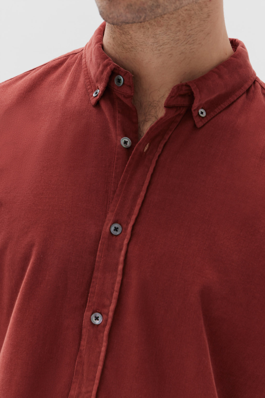 Mens Cord Shirt Sumac