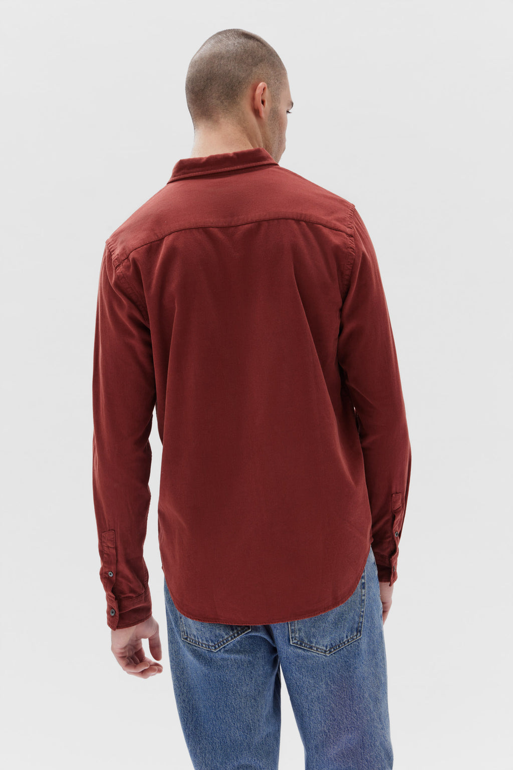 Mens Cord Shirt Sumac