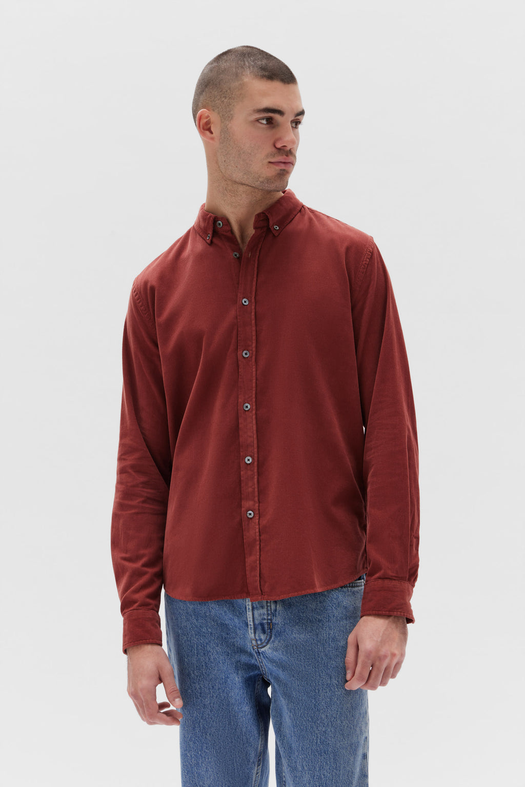 Mens Cord Shirt Sumac