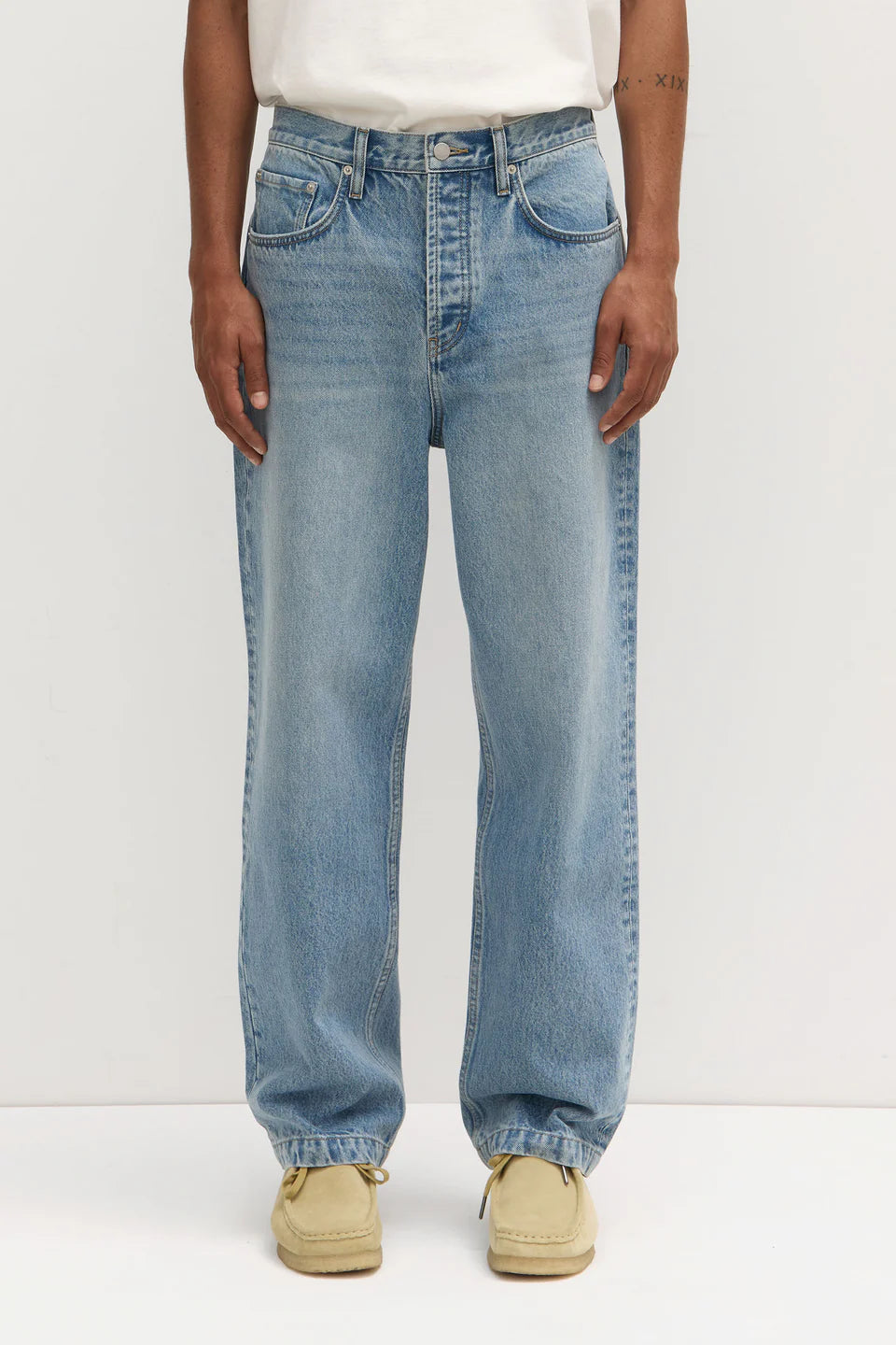 Mens Relaxed Jean Indigo Fade