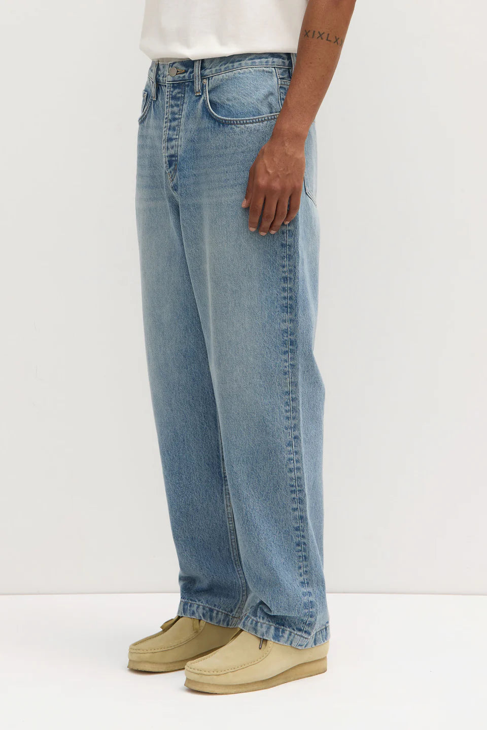 Mens Relaxed Jean Indigo Fade