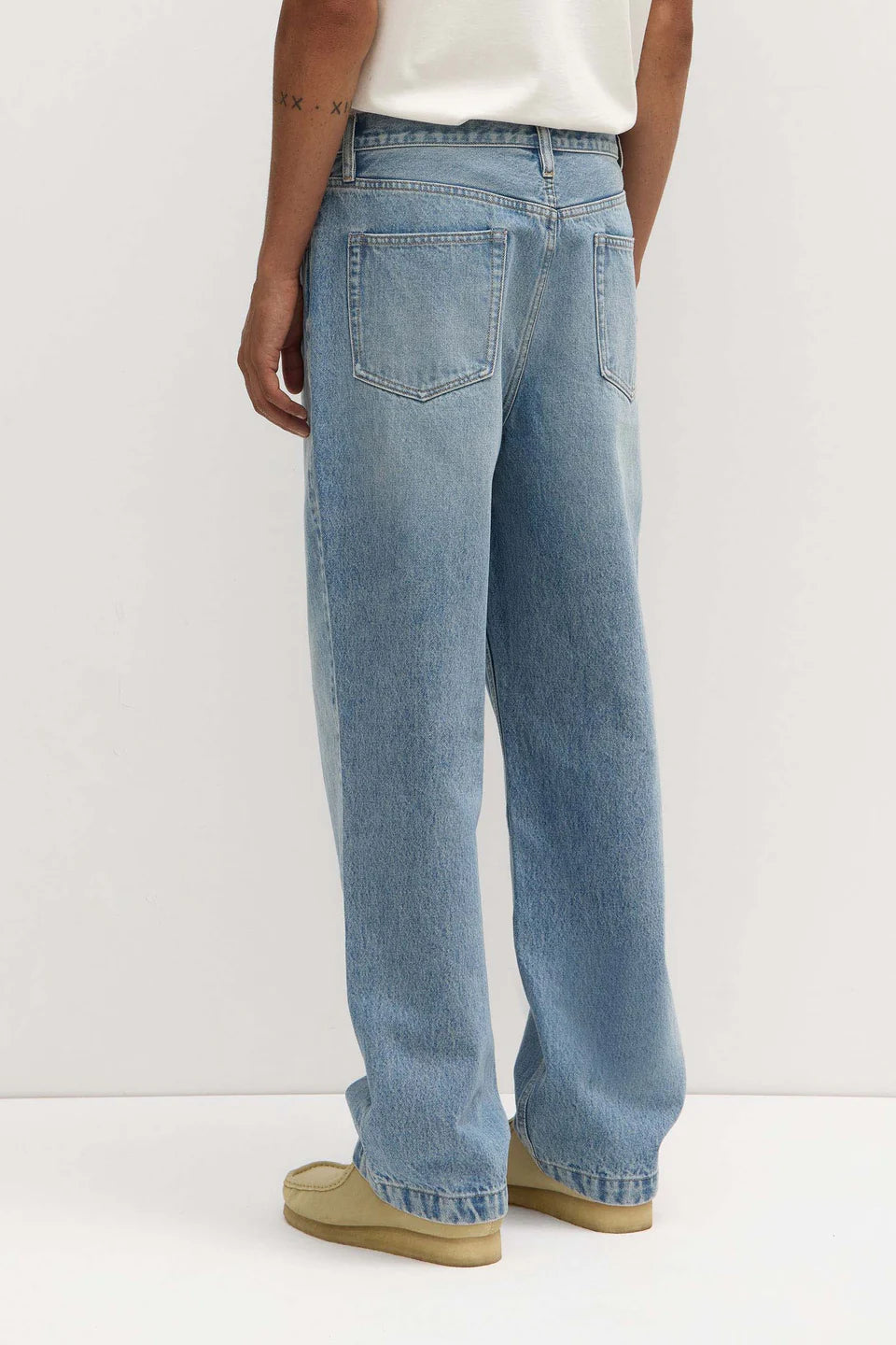 Mens Relaxed Jean Indigo Fade
