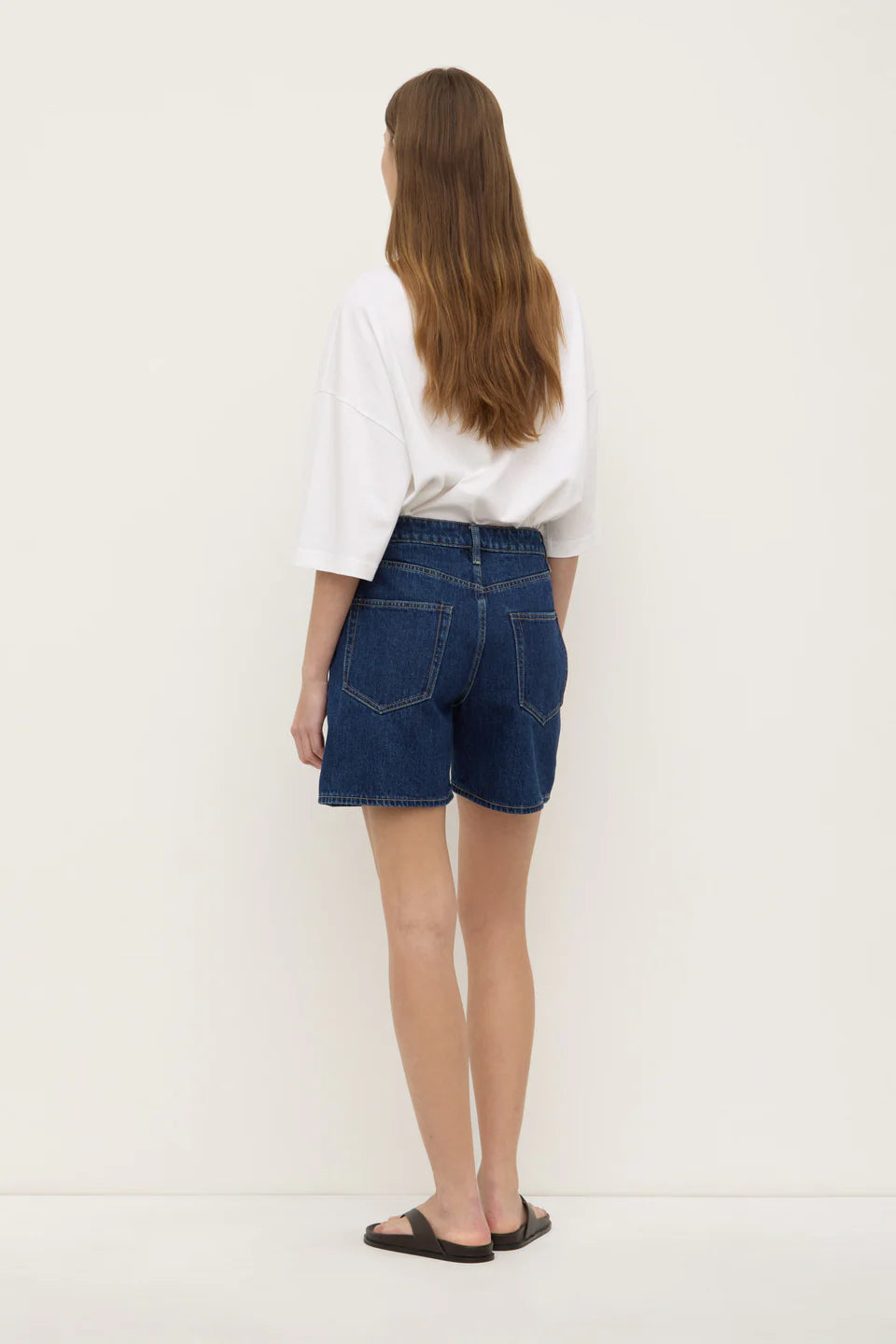 Mid Rise Vintage Denim Short Heritage Blue