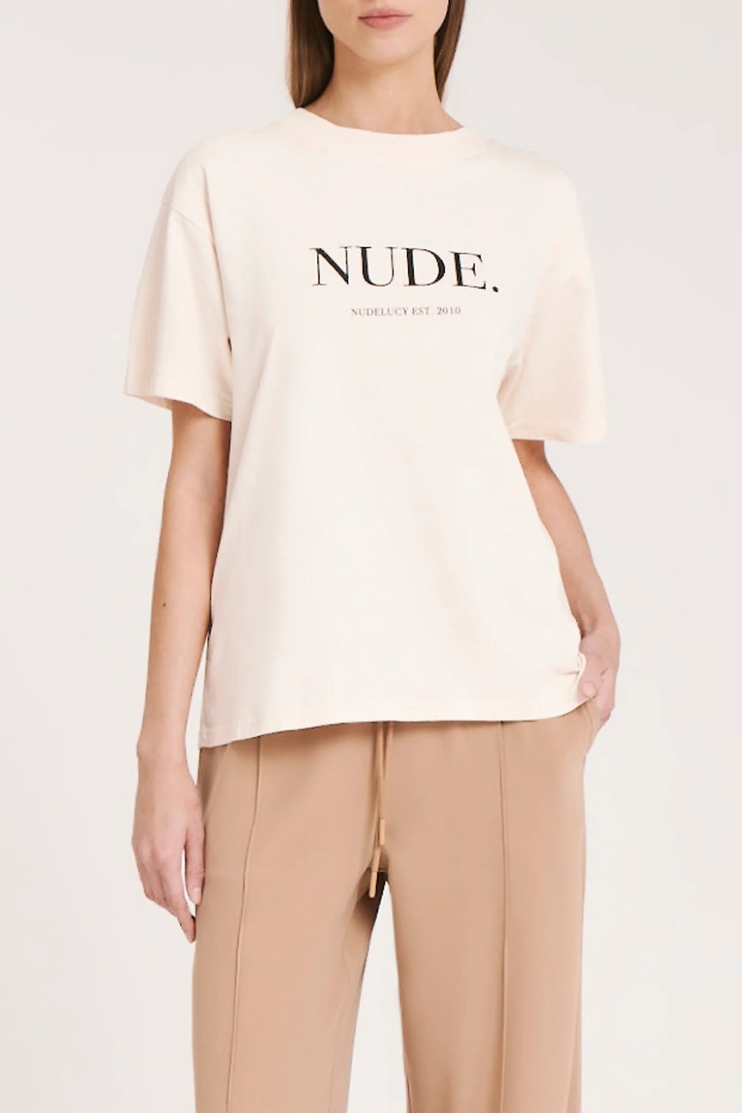 Nude BF Tee Cloud