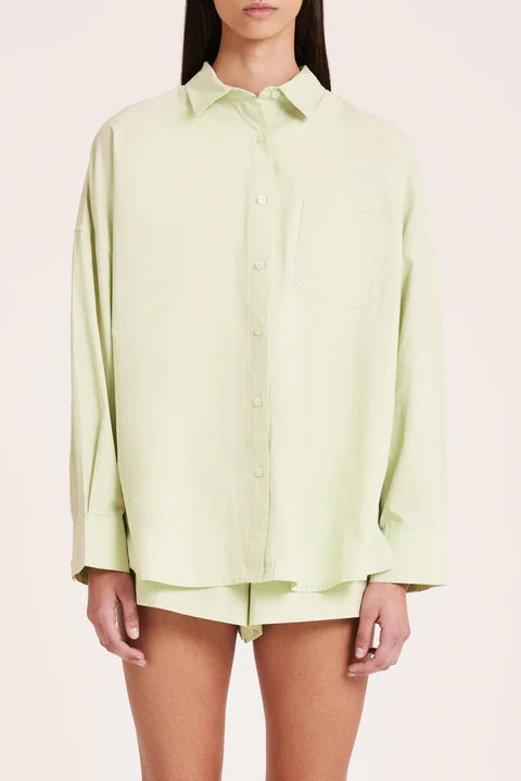 Cruz Poplin Shirt Apple