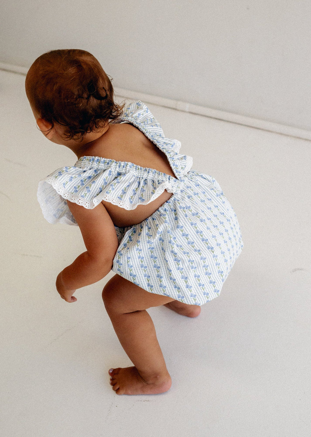 Daisy Romper Bluebell