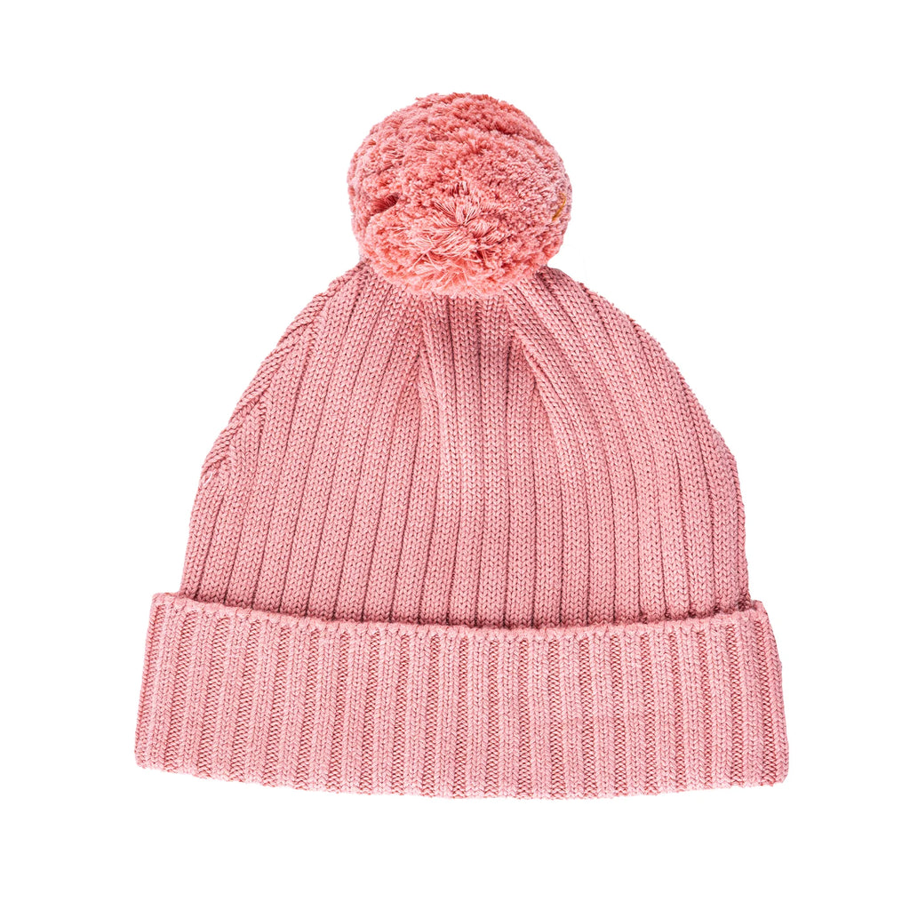 Chunky Rib Knit Beanie Cameo