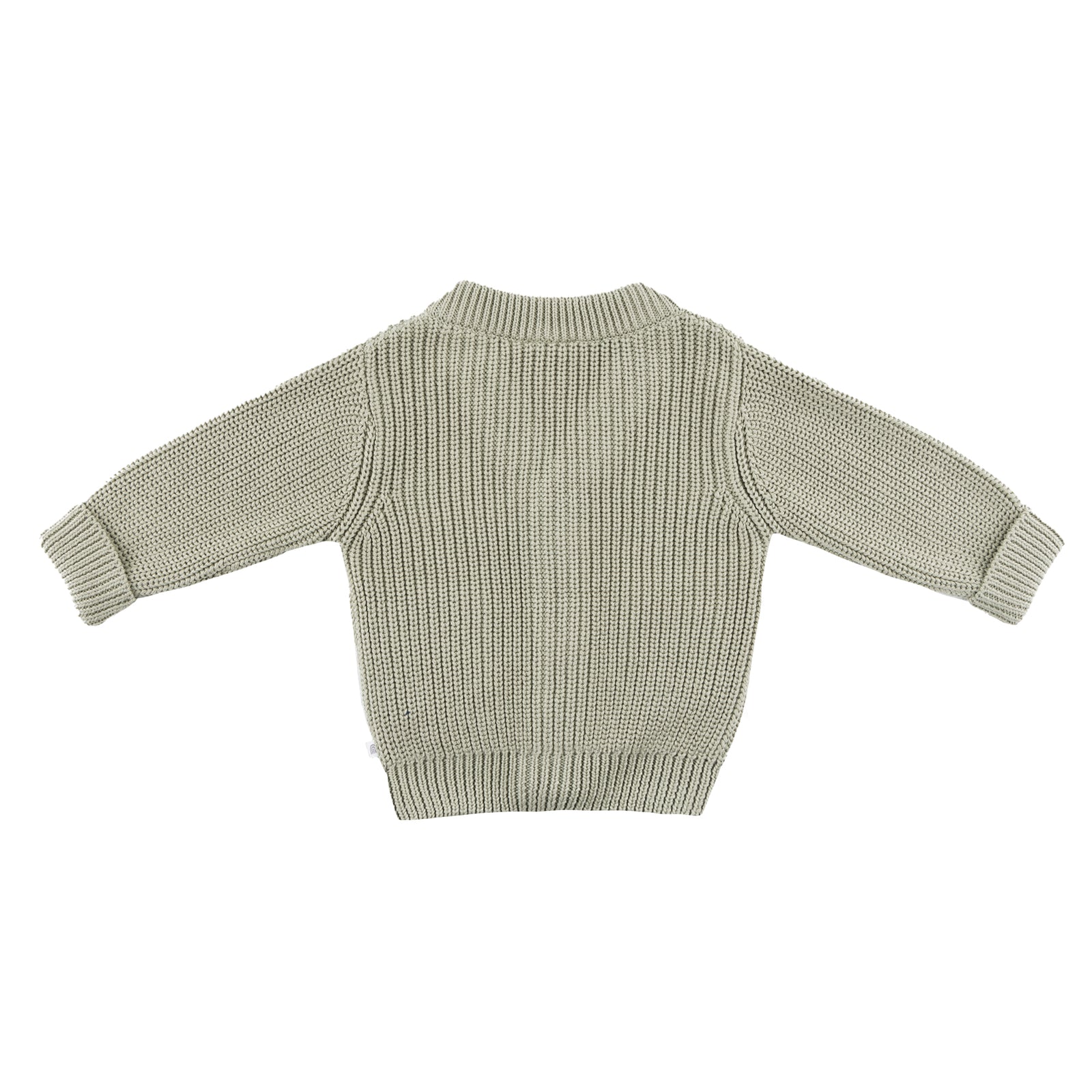 Knit Chunky Cardigan Sage
