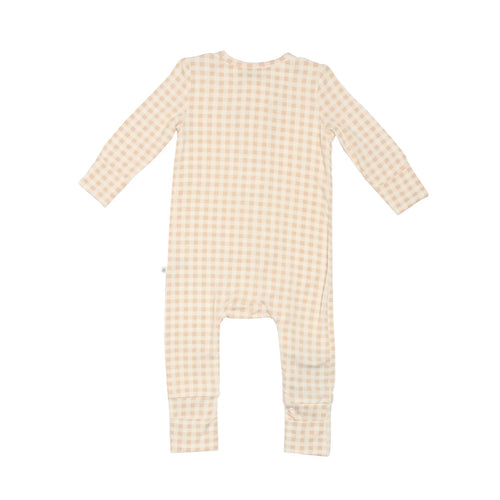 Neutral Gingham Onesie