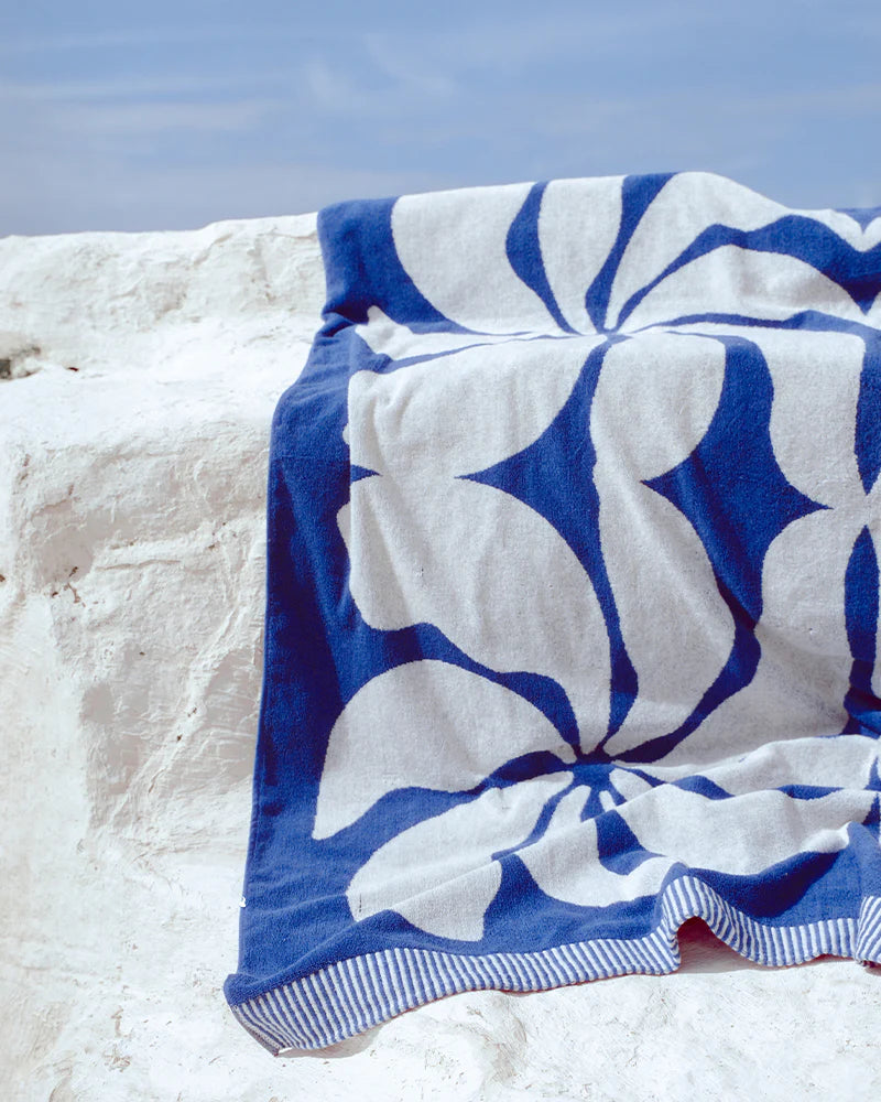 Lagos Double Towel Blue